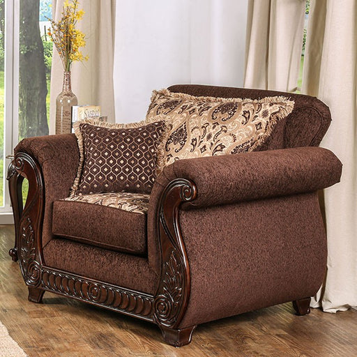 TABITHA Brown Chair, Brown - Imperial Furniture (Las Vegas, NV) - Multi Location