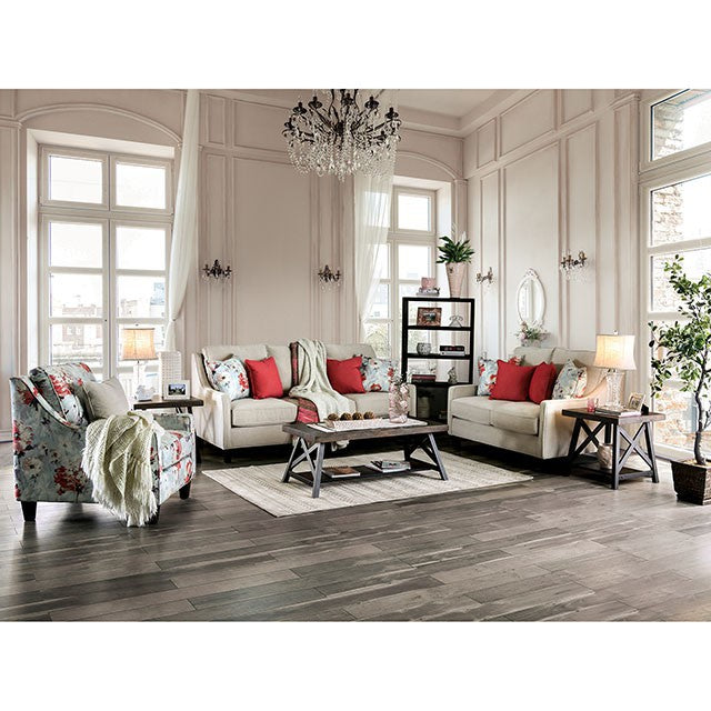 Nadene Ivory Love Seat - Imperial Furniture (Las Vegas, NV) - Multi Location