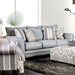 Misty Blue Gray Sofa - Imperial Furniture (Las Vegas, NV) - Multi Location