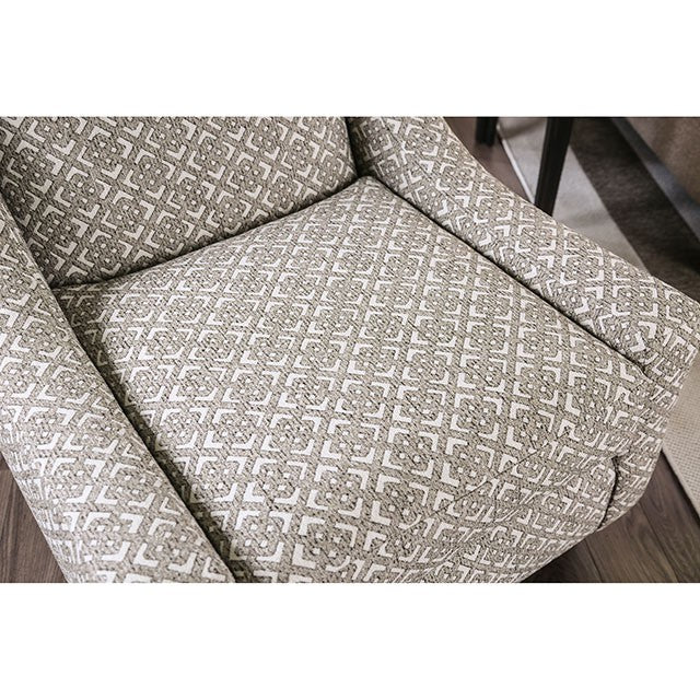 Dorset Light Gray/Pattern Square Chair - Imperial Furniture (Las Vegas, NV) - Multi Location